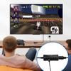 Mcbazel RAC To HDMI Converter AV Aspect Ratio To Switching Compatible with Game Consoles Recorders Black Adapter, Composite, Switch, 43 169