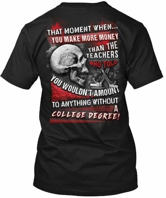 

Sarcastic Crane Operator Tee T shirt Made in the USA Size S to 5XL #2 S