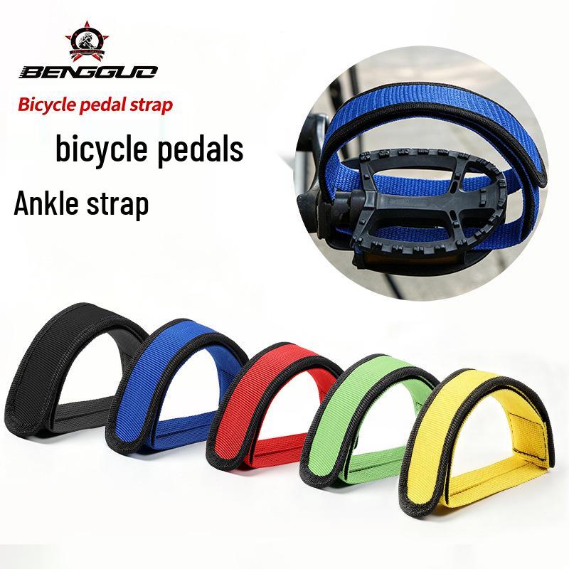 Ultra-light Wear-resistant Nylon Cycling Ankle Straps for Bicycles