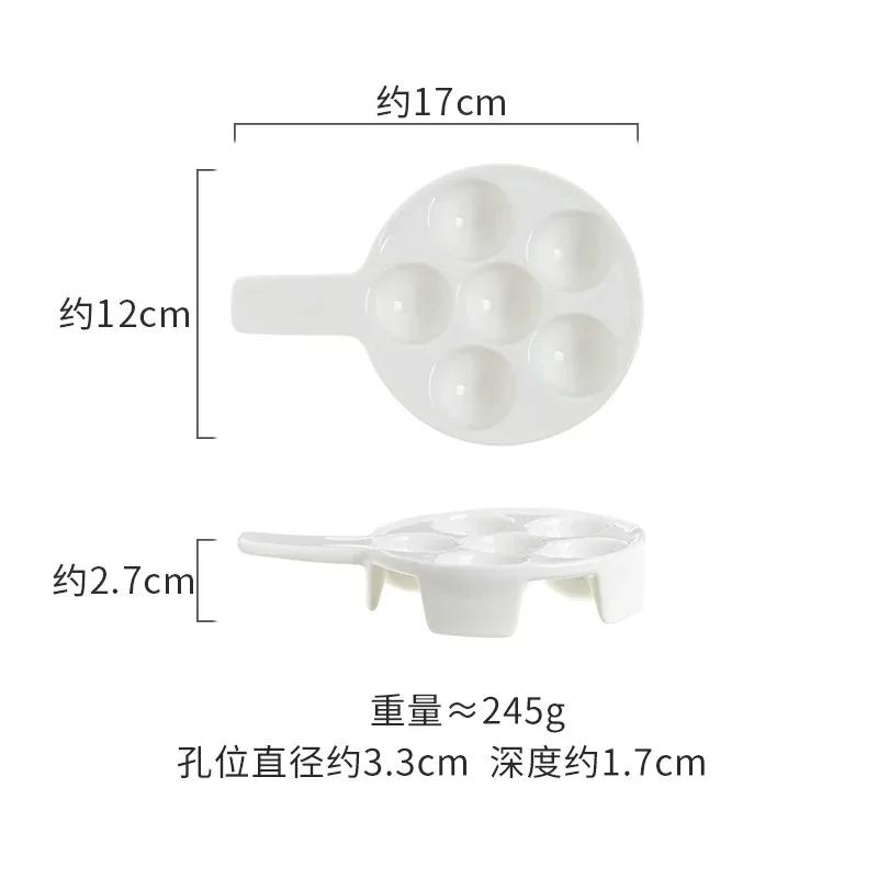 

2 шт. Керамическая запеченная улиточная тарелка Эскарго Форма для запекания с ручкой Микроволновая печь Инструмент для еды Посуда Противень для выпечки Кухонный гаджет