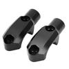 1 Pair Motorcycle Mirror Mount M10 X 1.25 Clockwise Thread Adjustable Handlebar Mirror Clamp For