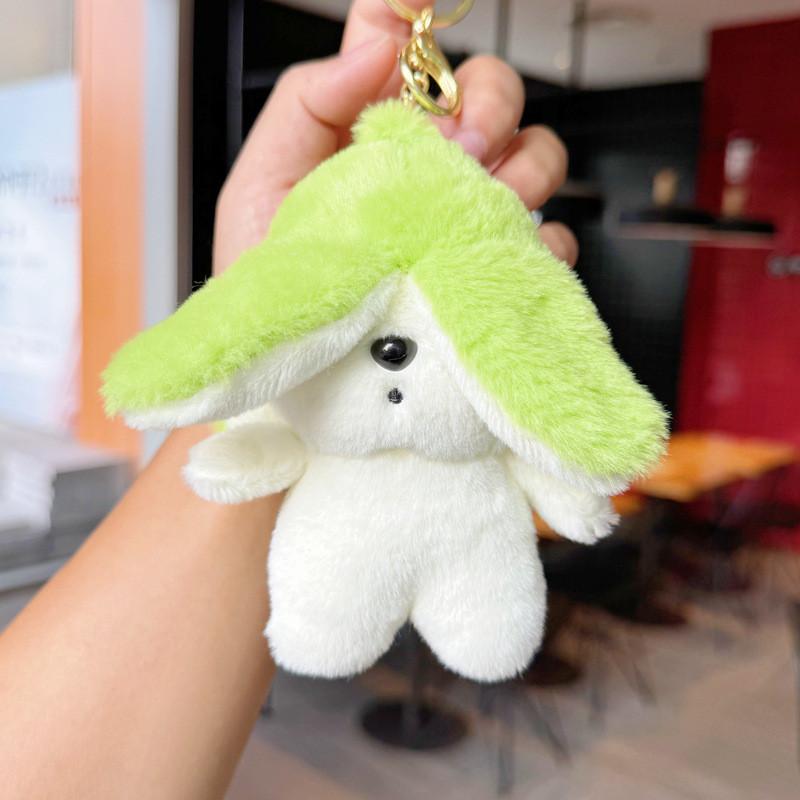 

Cute Cartoon Banana Puppy Plush Toy Pendant For Kids Gift зелений