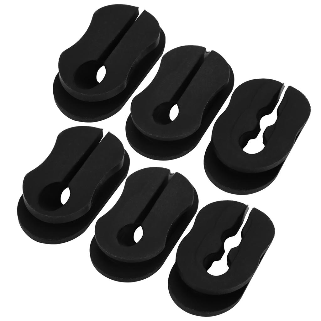 6 ks Prachotěsná Vodotěsná Silikonová Záslepka pro Elektrickou Koloběžku XIAOMI Ninebot G30