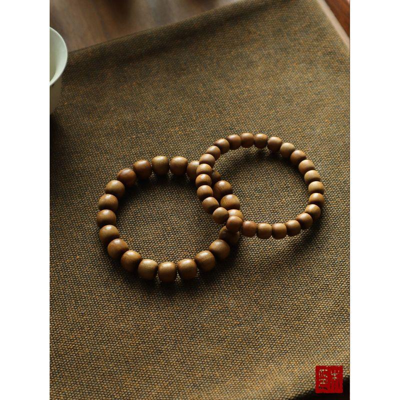 

Мумиан Гора Натуральный Чистый Сандал Браслет Старомодный Бусина Район Мисол Мужские и Женские Ювелирные Изделия Подарок Women s Mountain Brown 8mm
