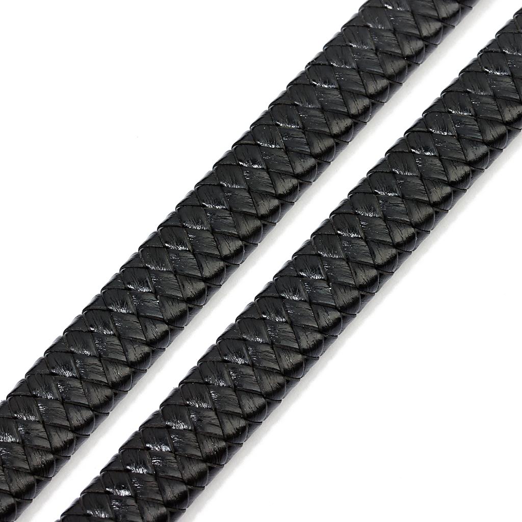 1 Yard Echte Leder Geflochtene Schnur 10/12mm Vintage Flache Schnüre Für DIY Heimdekoration Kleidung Schmuck Zubehör