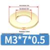 Thickened Round Brass Washer M2-M20