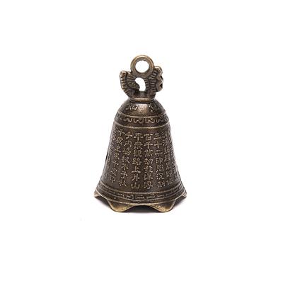 Chinese Mini Sculpture Pray Guanyin Buddha Bell Diy Wind Chime Pendant Decor