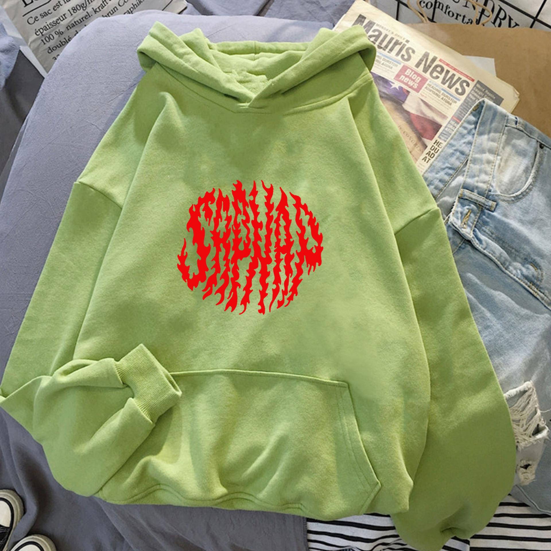 

Худи, свитшоты с принтом камыша для осени и зимы, европейская и американская трендовая и универсальная одежда для пар XXXL