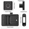 2025+ Compact ABS Fingerprint Drawer Lock Smart Biometric Security for Cabinets Shoe Lockers File Cabinets Easy to Install