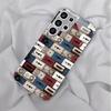 Layer Cube Atmosphere Simplicity Highend Electroplating Glass PhoneCase for Samsung Galaxy S26 S25 S24 S23 S22 S21 FE,Ultra,Plus