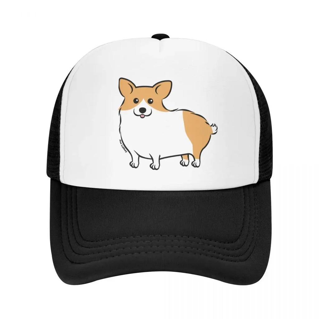 Cute Corgi Puppy Dog Baseball Cap Birthday Luxury Unisex Hat Uv Protection Solar Hat Hard Hat Unisexs Luxury Womens