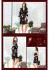 Summer Couple Silk Imitation Loungewear: Women's Nightgowns & Men's Bathrobes with Short Sleeves and Shorts.