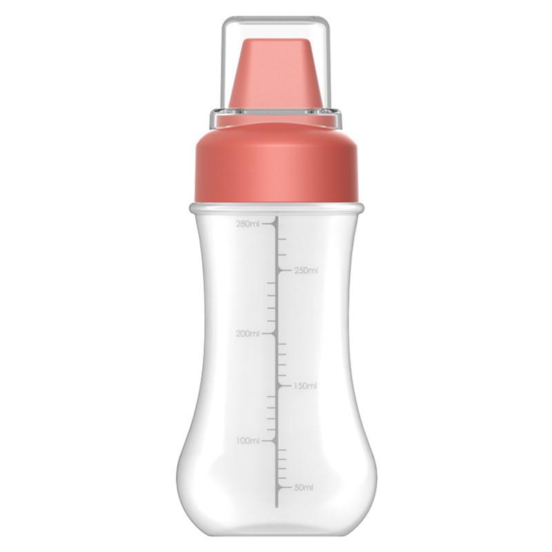 350ml 5 Holes Condiment Squeeze Bottle Kitchen Ketchup Mustard Bottle Clear Mayonnaise Honey Dispenser Sauce Storage Container