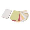 100Pcs Pearlescent Card Stock Round Corner 15x10CM Hard Natural Texture Rubber Stamp Card Paper for