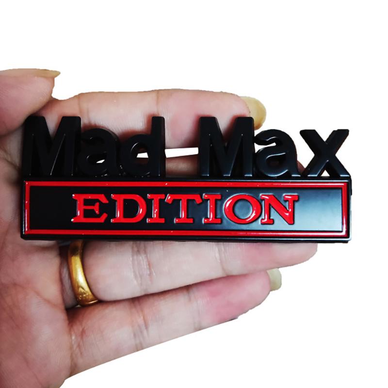 

Автомобильный Стайлинг 3D Mad Max Edition Металлический Хром Цинковый Сплав Клейкая Эмблема Декоративный Значок Забавная Наклейка Автомобильный Аксессуар