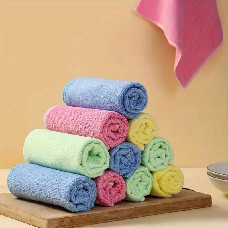 5pcs-Cleaning Towels, Reusable Cleaning Cloths for automotive detailing tools,Durable Absorbent Towels, Cleaning Supplies
