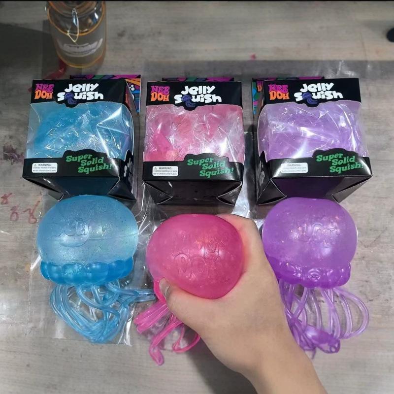 Maltose Ice Cream Jellyfish Stress Relief Squeeze Toy