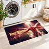 Cristiano Ronaldo Custom Name Flannel Rug Kitchen Mat Non Slip Floor Carpet Personalized Home Decor