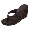 Fashion Fashion Women Flip Flops 2025 Summer Ladies Casual Wedge Heel Slippers Outdoor Beach Comfy Vacation Dress Platform Women Sandals