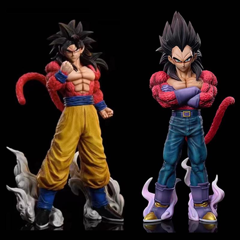 29cm Drogan Boll Super Vegeta Figures Ssj4 Gocool Action Figures Super Saiyan Anime Pvc Model Collection Toys