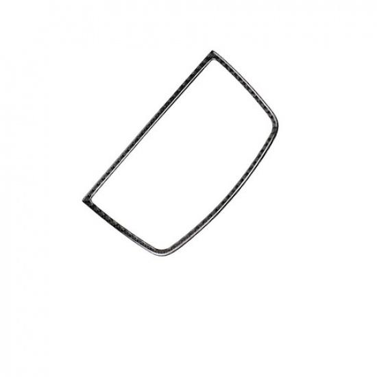 Car Carbon Fiber Dashboard Speaker Frame Cover Trim For BMW X5 E70 X6 E71 08-13