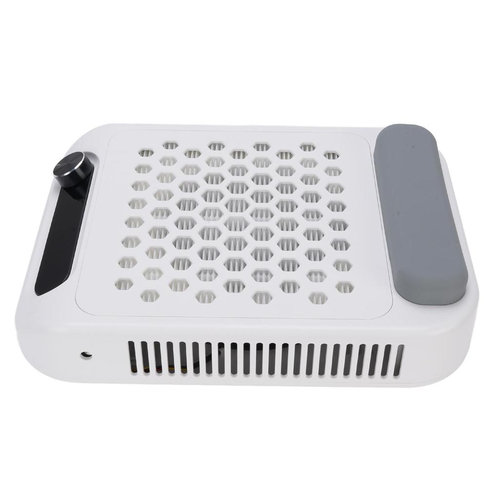 Nail Dust Collector with Silicone Arm Rest Reusable Filter LED Display Nail Vacuum Cleaner Brushless