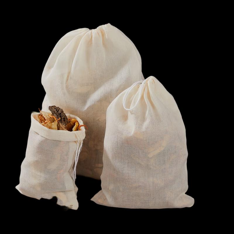 

Cotton Muslin Drawstring Filter Bags