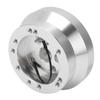 5 6 Hole Steering Wheel Short Hub Adapter Aluminum Replacement for JEEP Wrangler 1976?1995 Silver