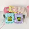 Cute Cloth Pillow Photo Holder Keychain For 3 Inch Photocard Cards Portable Wall Decoration Travel Accessory