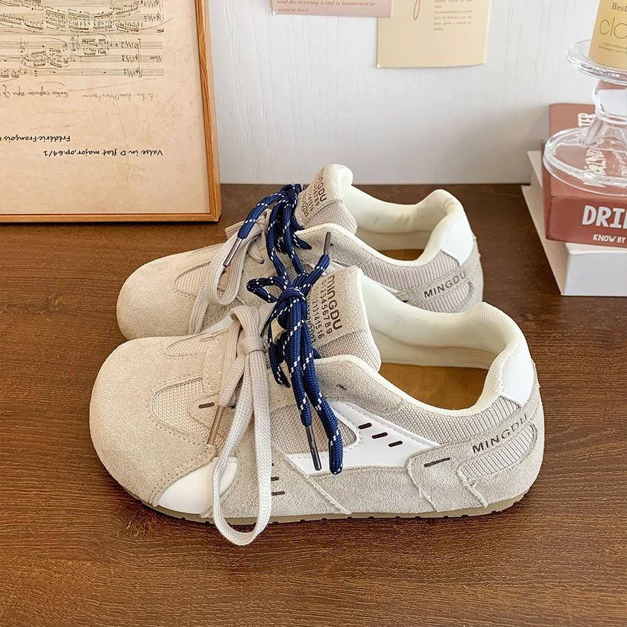 2025 new fashion commuter retro platform Forrest Gump training shoes women's spring and autumn lightweight low-top casual sports shoes