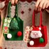 Christmas gift bag, gift apple bag Christmas Eve fruit packaging box felt tote bag decorative small gift box non-woven fabric