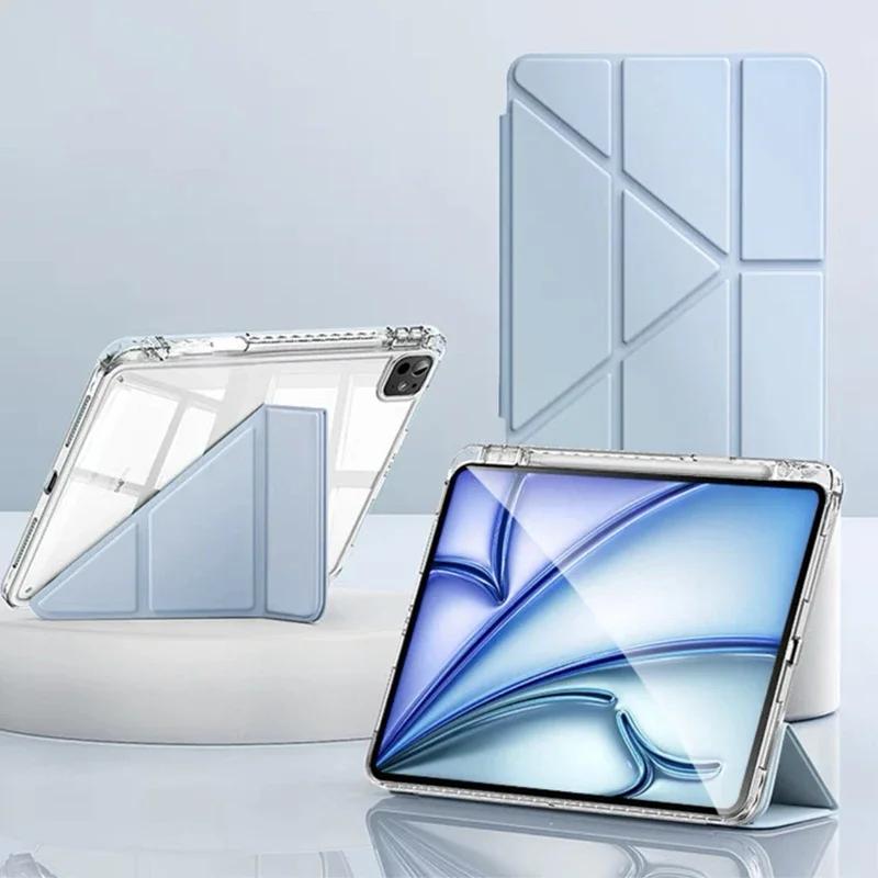 Y Fold Magnetic Case For iPad A16  Air5 Air4 iPad Air11 13 M3 M2 M4 M5 Pro11 13 12.9 10th 9th 8th 6th 5th 10.9 10.5 10.2 9.7