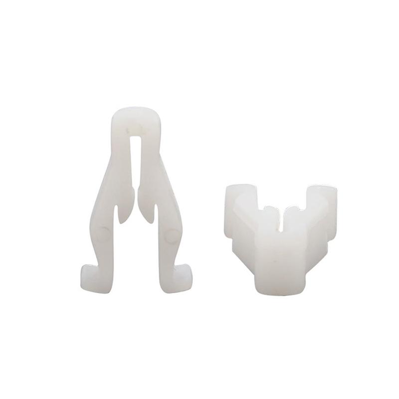 Retainer Clip Durable White Plastic Car Accessories Rivet Retainer Clip Universal Fasteners Clips Long Service Life