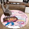 Rainbow Dreams Chair Mat - Round Carpet for Home Decor