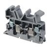 10pcs 6.3A Fuse Holder 500V Terminal Block Durable DIN Rail Mount