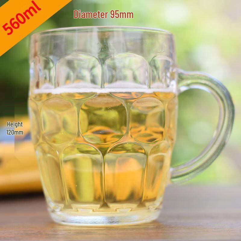 Large Capacity Pineapple Glass Beer Mug