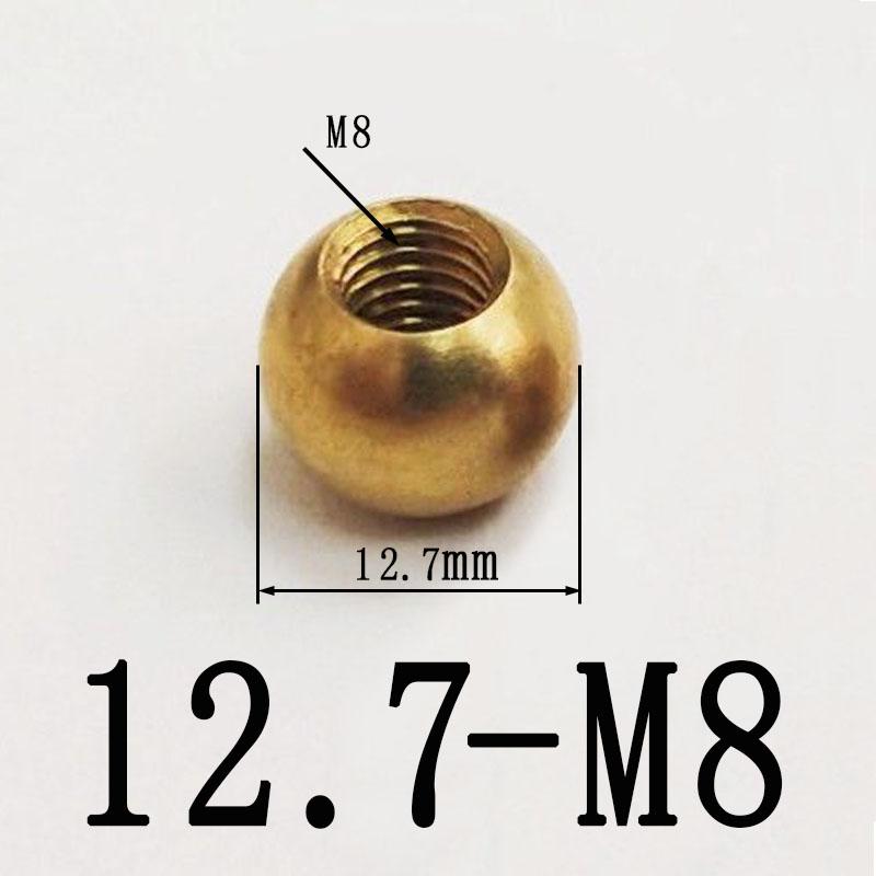 1PCS Brass Thread Hole Ball For CNC Later Machine