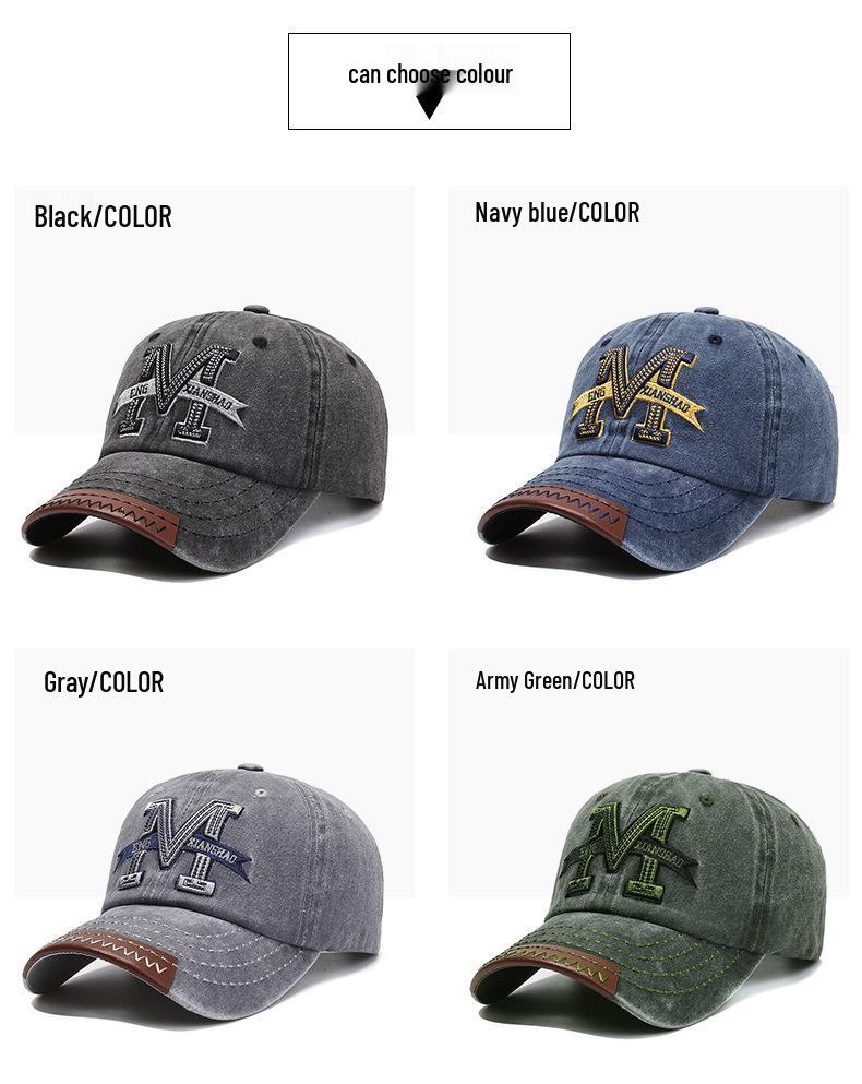 Korean Style Women's Dome Hat: Versatile, Trendy Sunshade for Spring, Summer, and Autumn.