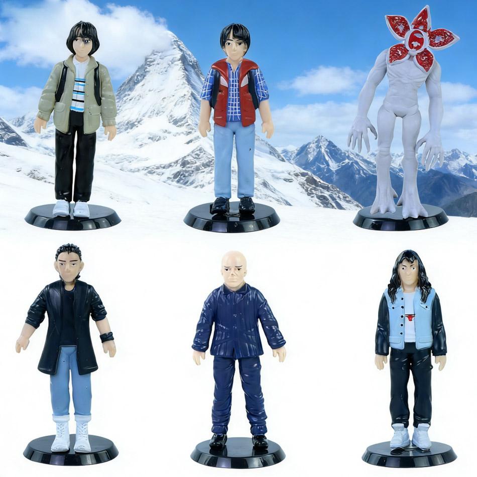 6Pcs/Set Creative Movie Character Figurines, Pvc Action Figures, Desktop Decor, Children'S Holiday Gifts (Bulk Pack)