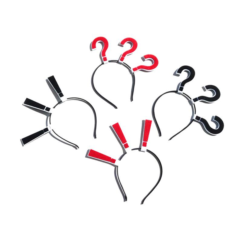 Personalized Halloween Arrow Headband & WiFi Exclamation Hair Clip for Braids