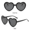 Cute Heart-Shaped Sunglasses Trendy Party Halloween Cosplay Beach Shades Heart Shaped Sun Glasses UV400 Protection Eyewear