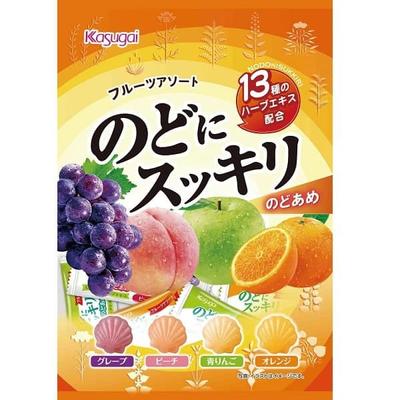 Kasugai Confectionery Throat Clear Fruit Assortment 118gCharacteristicsThis Mild, Easy-to-lick Thro CharacteristicsThis Mild, Easy-to-lick Throat Loze
