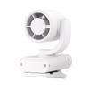 2026 New Mini Clip Fan, Clip for Collar/Umbrella/Bag, Portable Outdoor USB Rechargeable Digital Display Small Fan, Adjustable Angle, Quiet Design