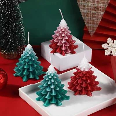Kreative Neujahr DIY Weihnachtsbaum Atmosphäre Dekoration Hand Geschenke DIY handgemachte Weihnachten Aromatherapie Kerzen