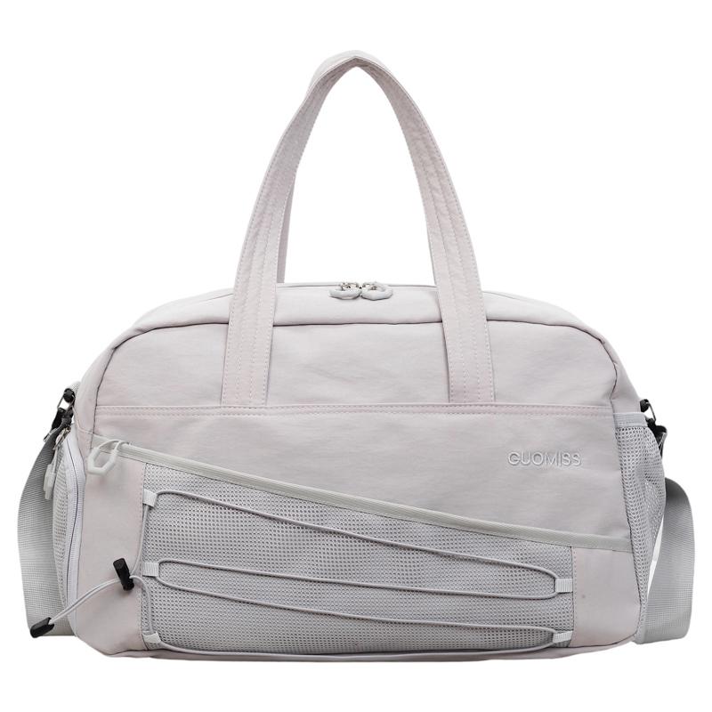 

Lightweight Gym Duffel Bag with Mesh Pocket and Adjustable Strap Ideal for Fitness Training and Daily Use серый