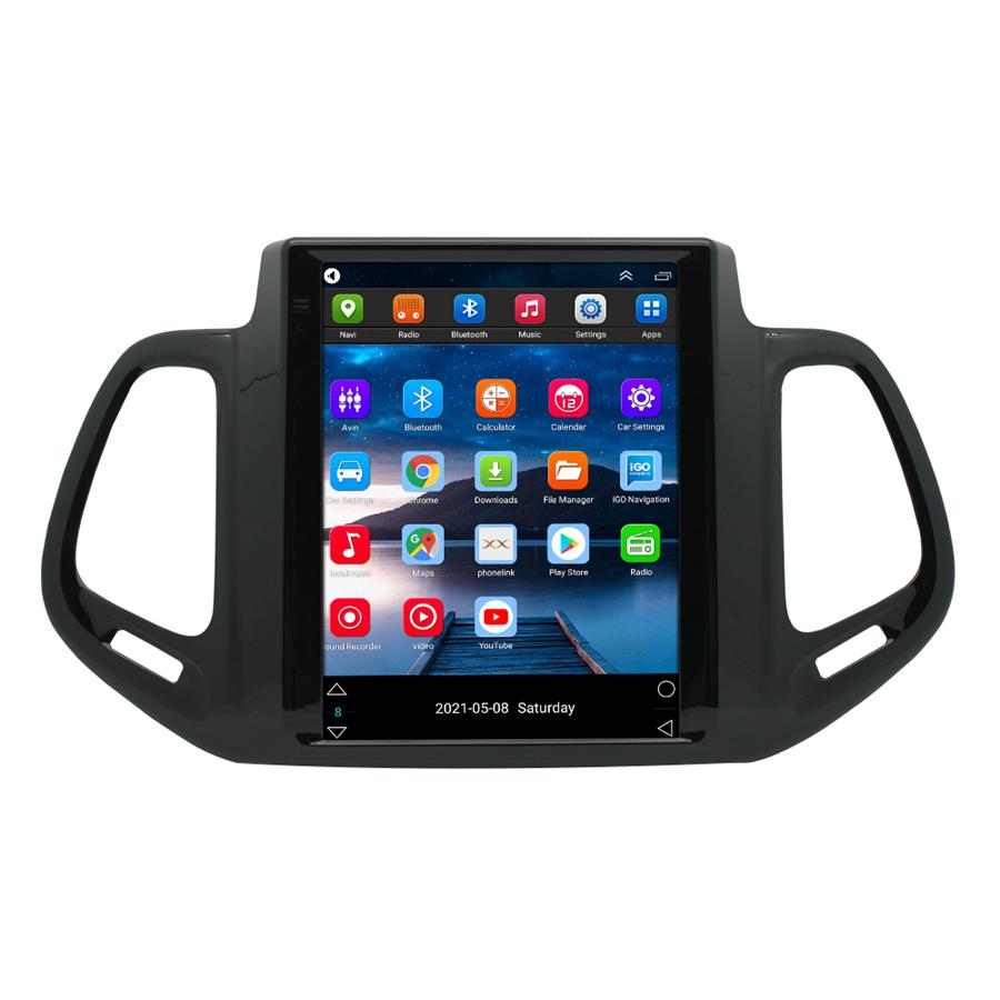 9.7   Android 10.1 1+16GB Stereo Radio GPS WiFi FM BT For Jeep Compass 2017-2020