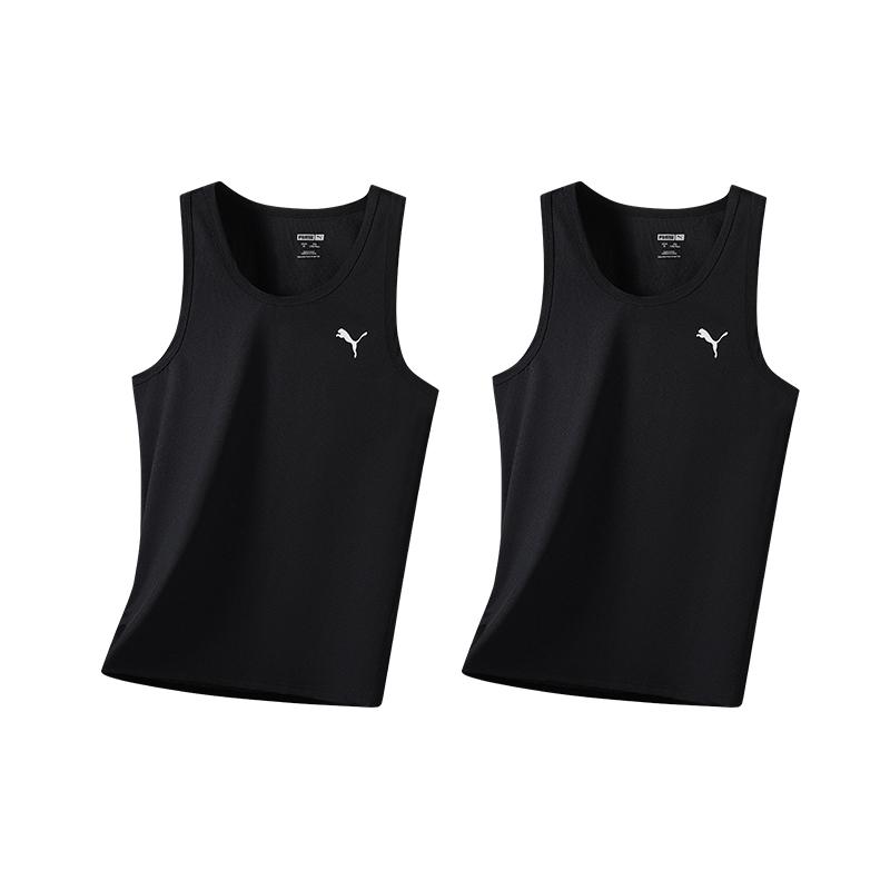 

PUMA Loose Fit Sleeveless Quick-Dry Gym Training Running Sports Casual Tank Top Men tops Black 701234707-01 XL