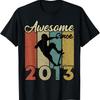 11Th Birthday Awesome Since 2013 Skateboard 11 Years Old T Shirt