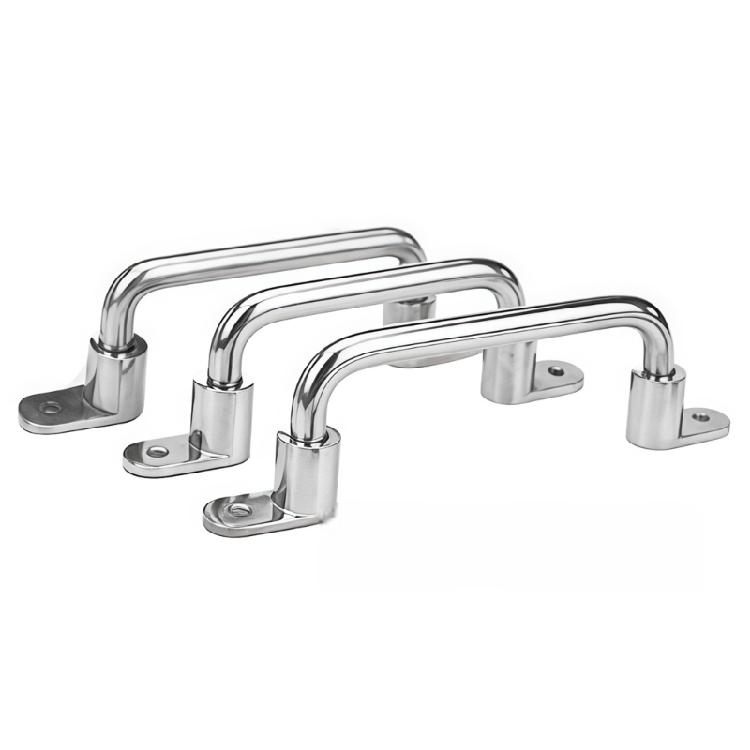 Space Saving Cabinet Pull Handle Stainless Steel 90 Degrees Folding Handle Replacement Equipment Box Handle Hardware