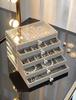 Elegant Multi-Layer Jewelry Storage Box for Necklaces & Earrings, Large Capacity Gift Box